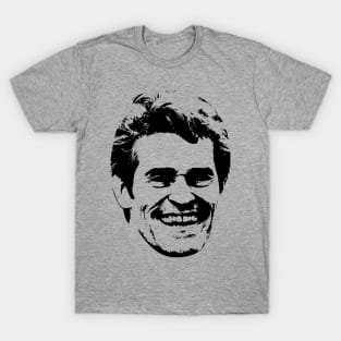 Willem Dafoe: Iconic Hollywood Actor Portrait" T-Shirt